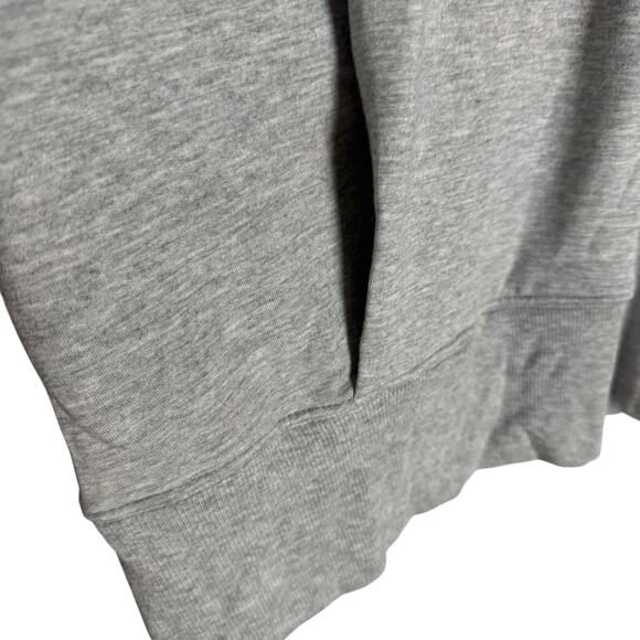 Athleta Apollo Gray Modal Mock Neck Long Sleeve Pullover Sweatshirt Size XL - Picture 5 of 10